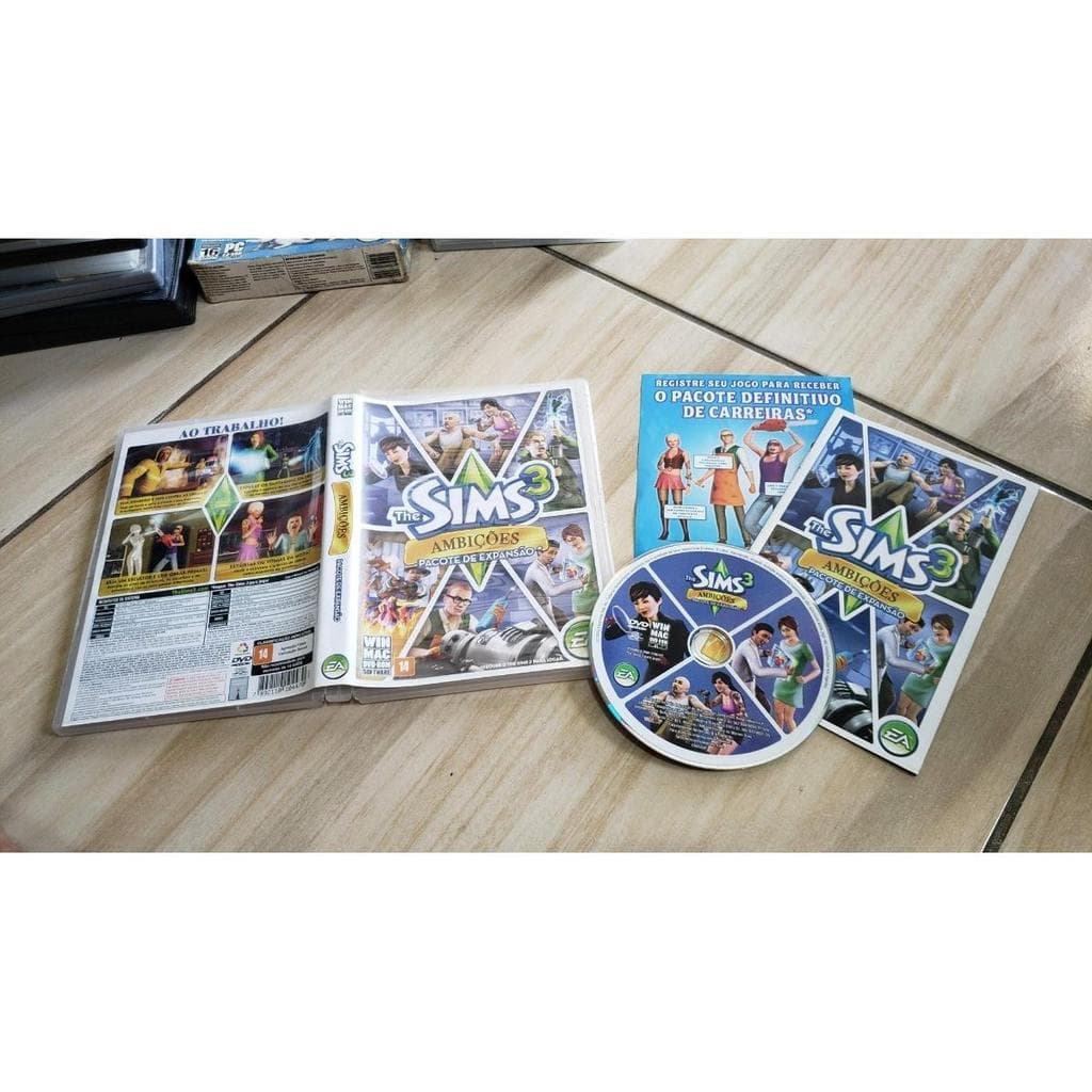 The Sims 3 Ambições Jogo De Pc Mídia Física. G7