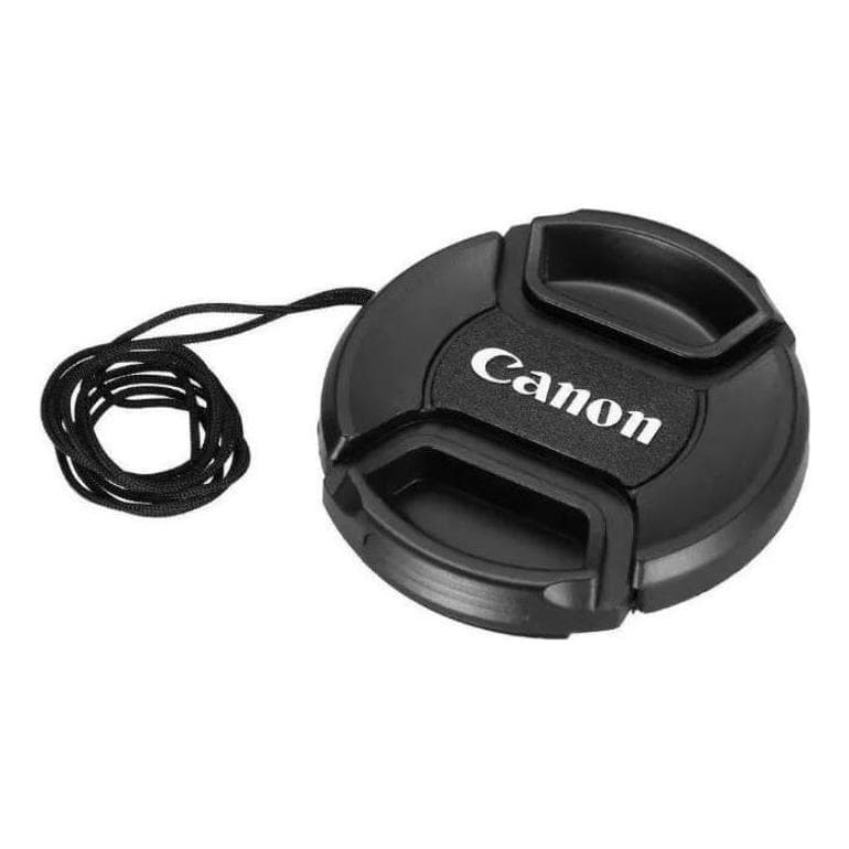 Tampa Frontal Lente Canon 58mm Com Logotipo