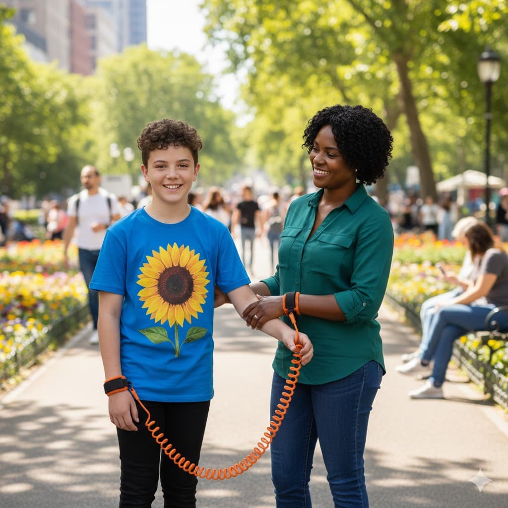 Pulseira Guia de Segurança Anti-Perda Crianças e Pessoas especiais autista TEA
