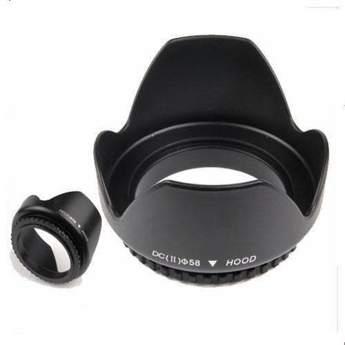 Parasol Para Lente Cn 50mm 1.8 Stm Rosca 49mm De Diametro