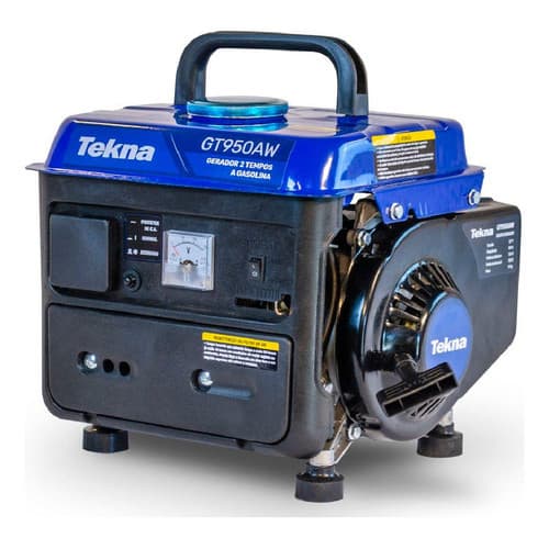 Gerador Á Gasolina 0,95kva 2 Tempos Gt950h Mono Tekna