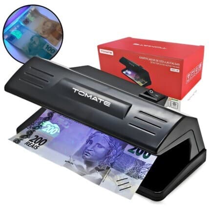 Identificador Notas Falsas Cédulas Dinheiro Com Luz Negra Uv 127/220v