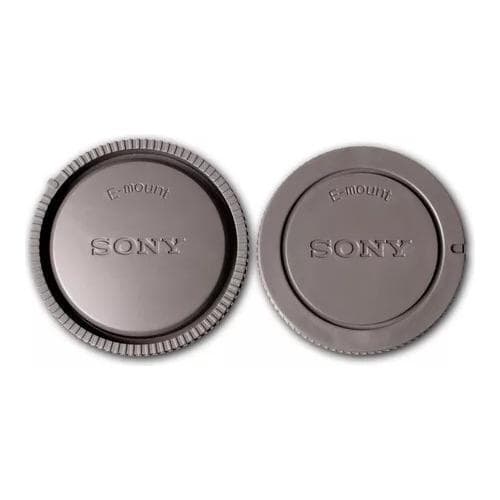 Kit Tampas Corpo E Traseira De Lentes Câmeras Sony E-mount