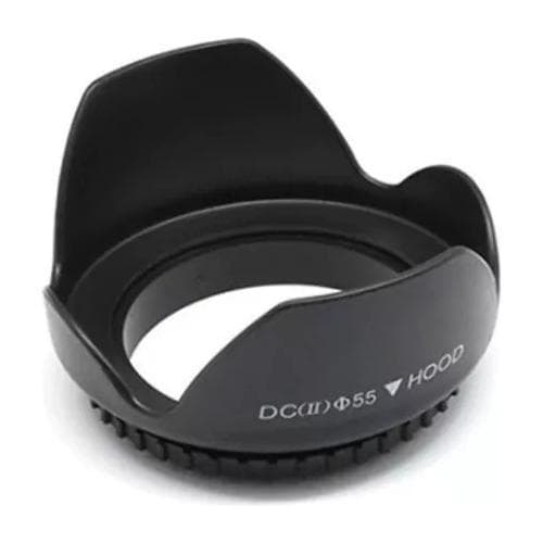 Parasol Tulipa Para Lentes Diâmetro Ø 55mm Can Nikn Sny