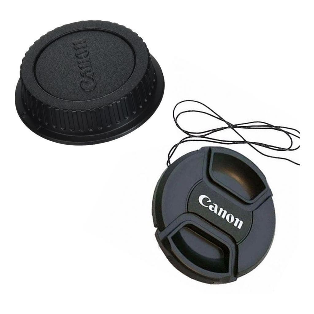 Tampa Lente Canon 50mm Stm Fontal E Traseira 49mm