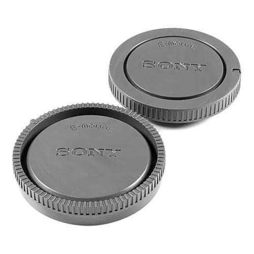 Kit Tampas Corpo E Traseira De Lentes Câmeras Sony E-mount