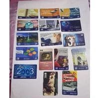 cartão  de orelhão usados sem carga usado r