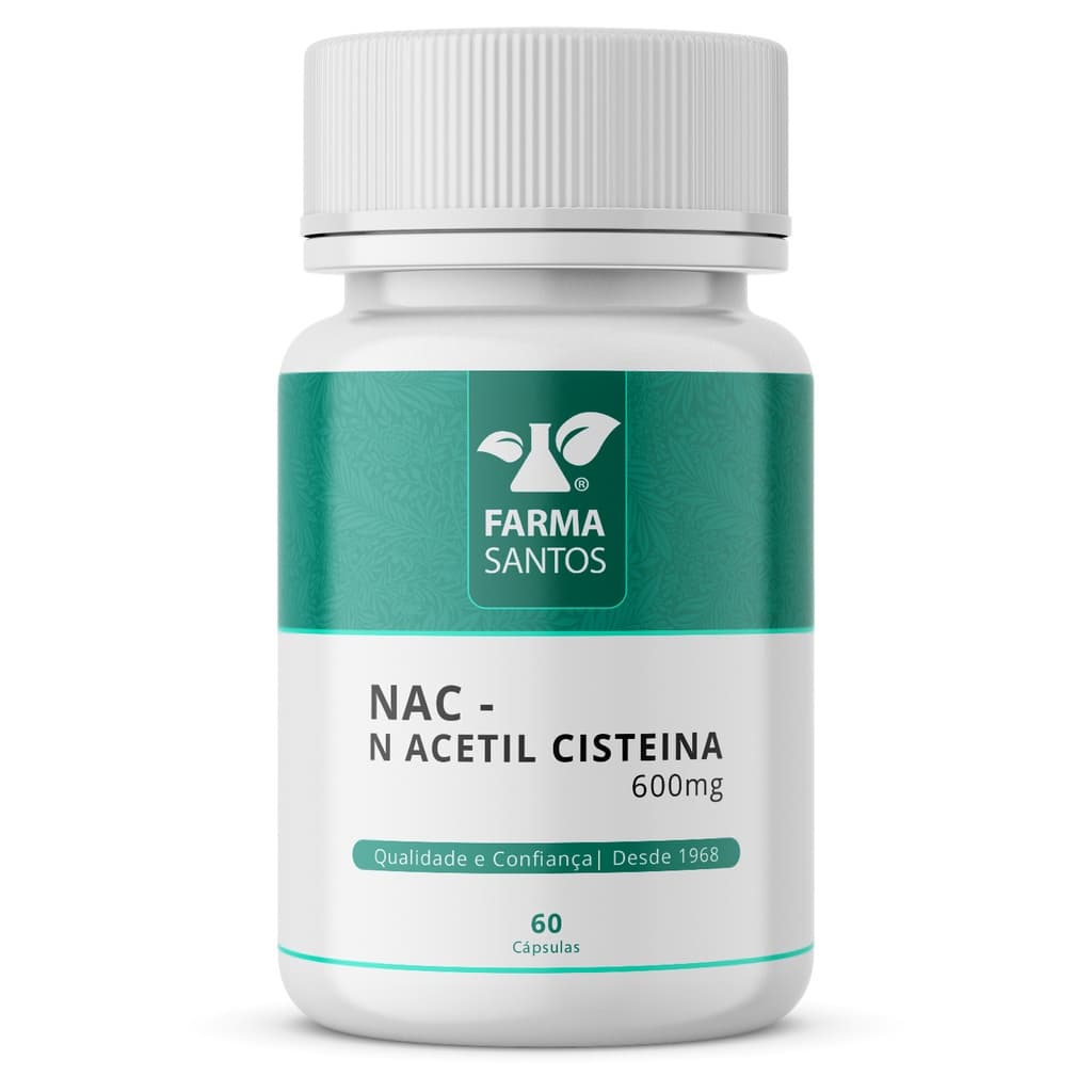Nac N Acetil Cisteina 600mg Fortalecimento da Imunidade