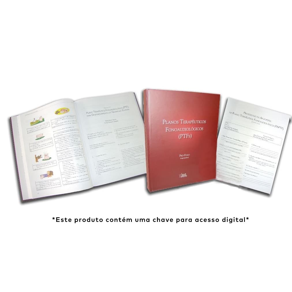 Planos Terapêuticos Fonoaudiológicos (PTFs) – Volume 1.