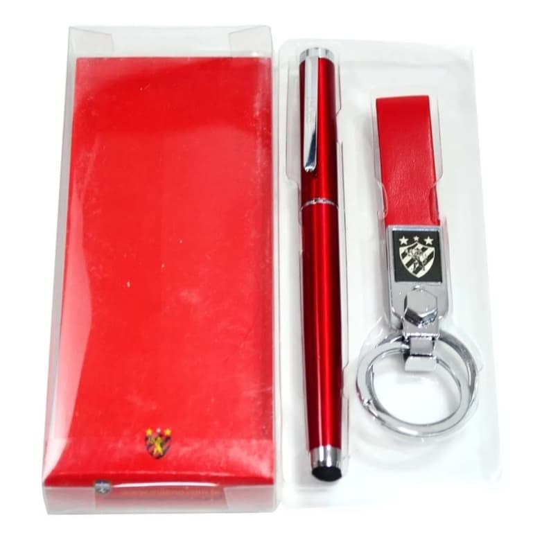 Kit Chaveiro + Caneta Touch - Times Sport, Náutico, Botafogo e Fluminense