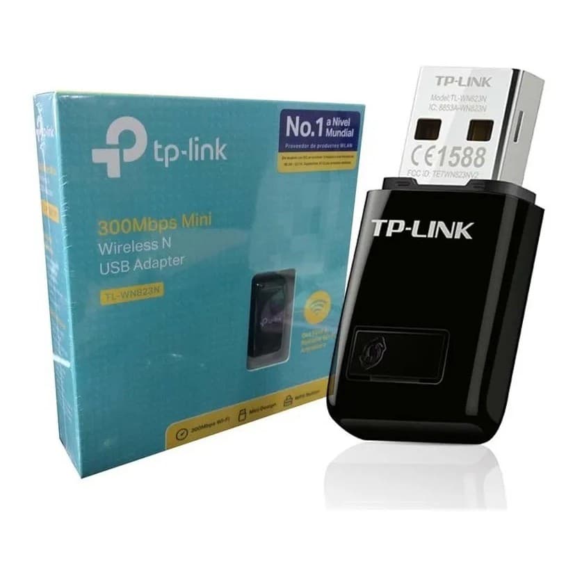 Adaptador Sem Fio Usb Tp Link Tl Wn 823n Wi-fi N 300mbps 2.4