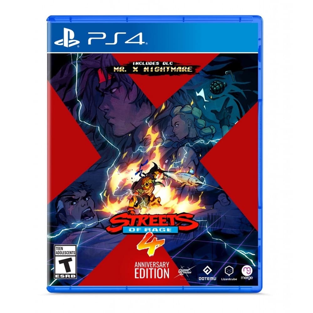 Streets of Rage 4 Anniversary Edition PS4 Mídia Física