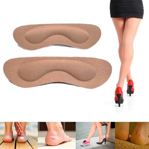 Par Palmilha Protetor Calcanhar Ajuste Sapato Evita Calos Espuma Macia Conforto Confortável
