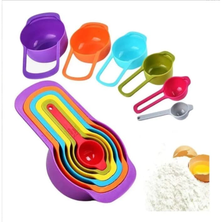 Kit 6 Medidores De Plástico