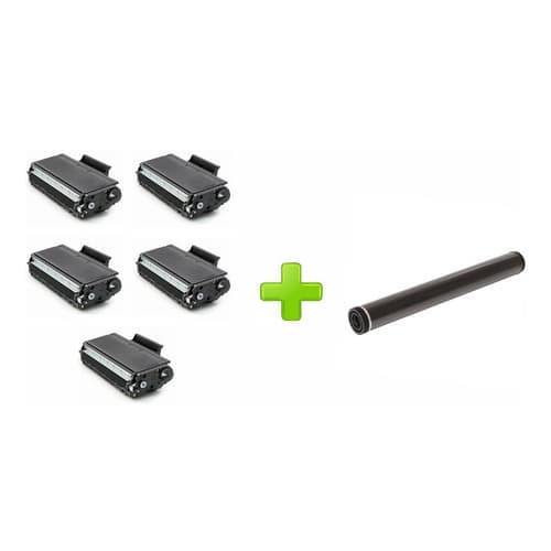 Kit 5 Toners + 1 Cilindro Tn580 Tn620 Tn650 8080 8060 8065