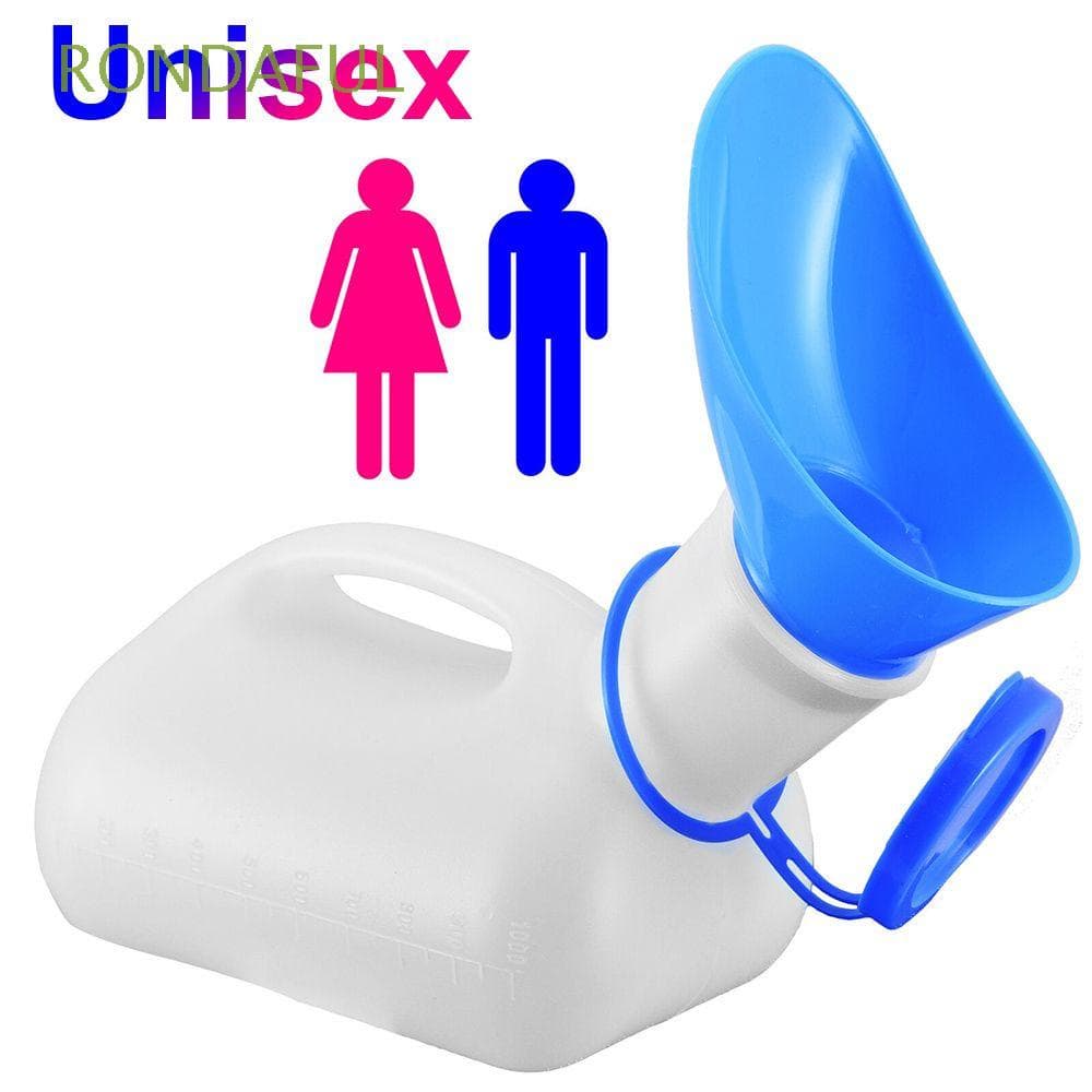 Rondaful New Útil Urine 1000 ml Feminino Masculino Urinol Garrafas Incontinência Mictório Garrafa Unisex