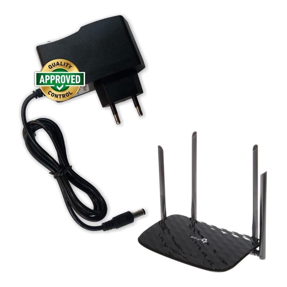 Fonte Para Roteador Tp-link Archer C6 Mu-mimo ( Carregador / Cabo de Forca / Cabo de Energia ) - R1027