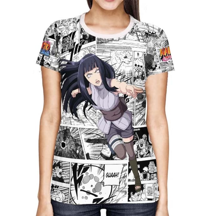 Camisa FULL Print Mangá The Last Hinata - Naruto