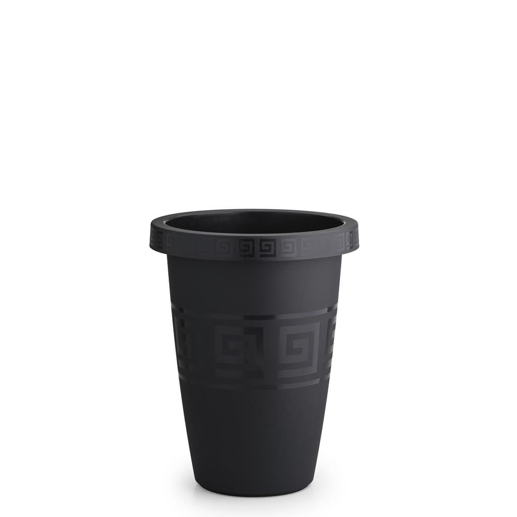 Vaso Redondo Preto 14,5 Litros Grego