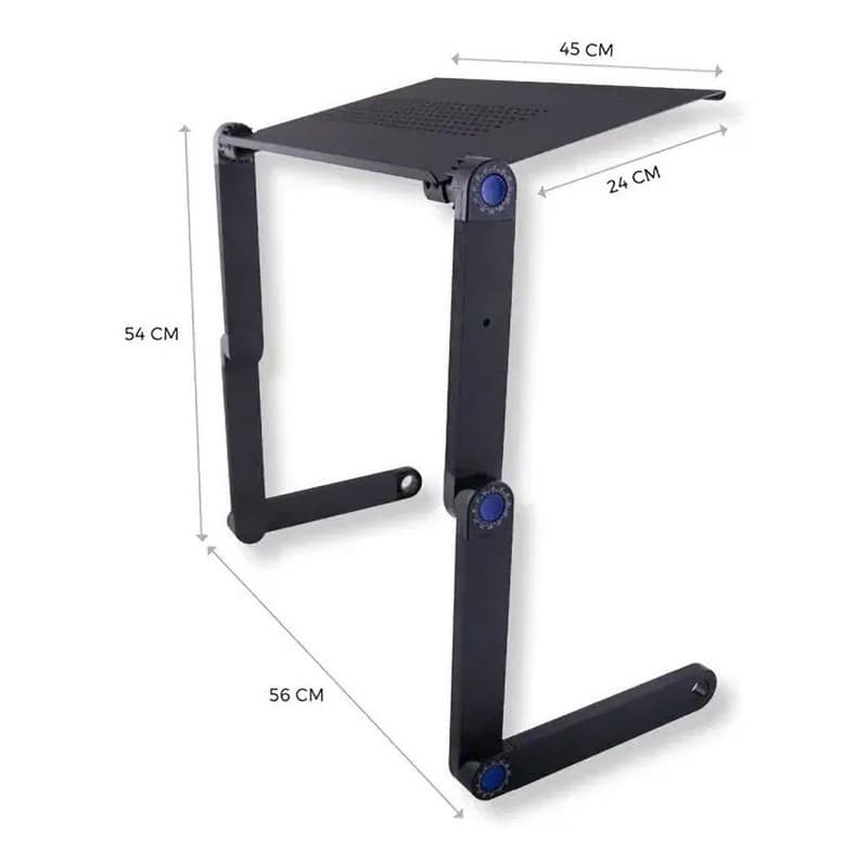 Suporte Notebook Cooler Mesa Articulado Multifuncional