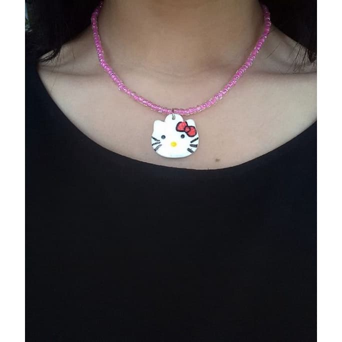 colar Hello Kitty colar egirl indie soft colar alternativo