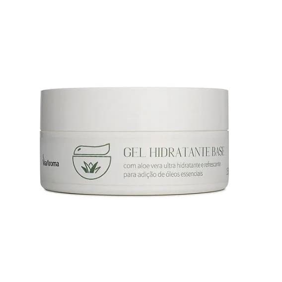 Gel Hidratante Neutro Base 150g Carreador Basic Via Aroma Aromaterapia Oleos Essenciais