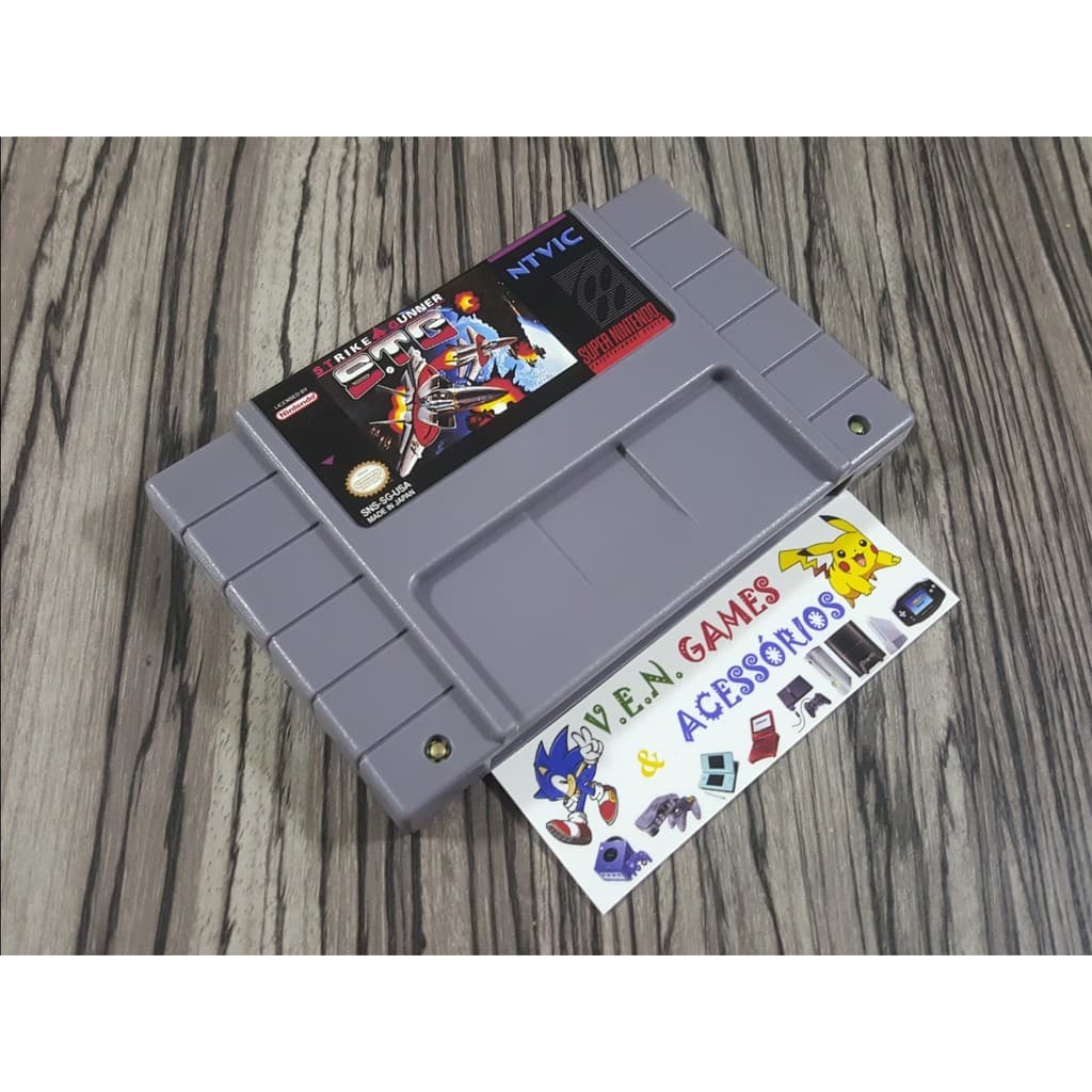 S.t.g. Strike Gunner P/ Super Nintendo + Garantia!!!!!!!