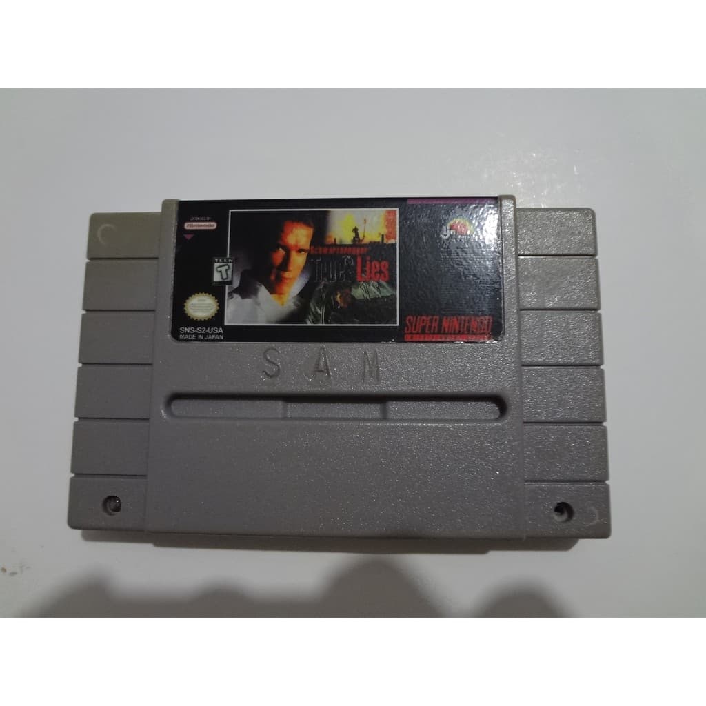 True Lies Super Nintendo Original SNES #2216