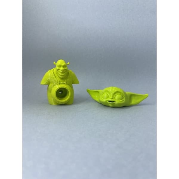 Tampa pasta/creme de dente Shrek e Baby Yoda - 3D