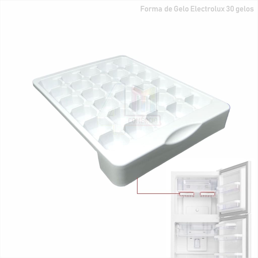 Forma Gelo 30 Cubos Electrolux Tc41 Df34 Dfw35 Dfn39