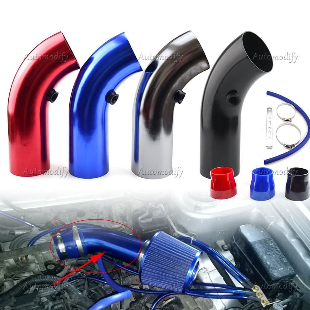 Kit De Fluxo De Energia Para Tubo De Escape Turbo Air Inlet 76mm