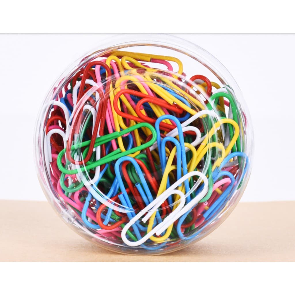 Clips Colorido Papel Metal Prendedor Organizada