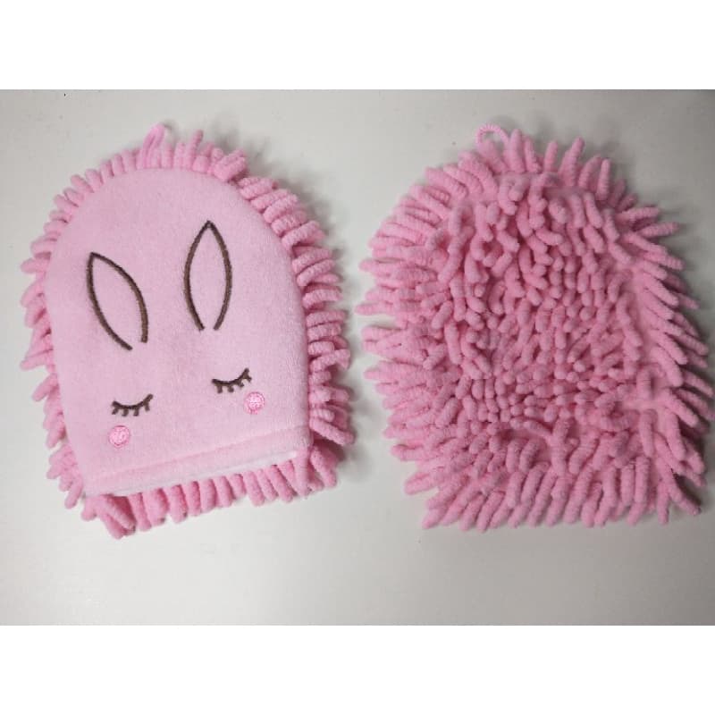 Espanador de poliéster e microfibra coelho, ouriço