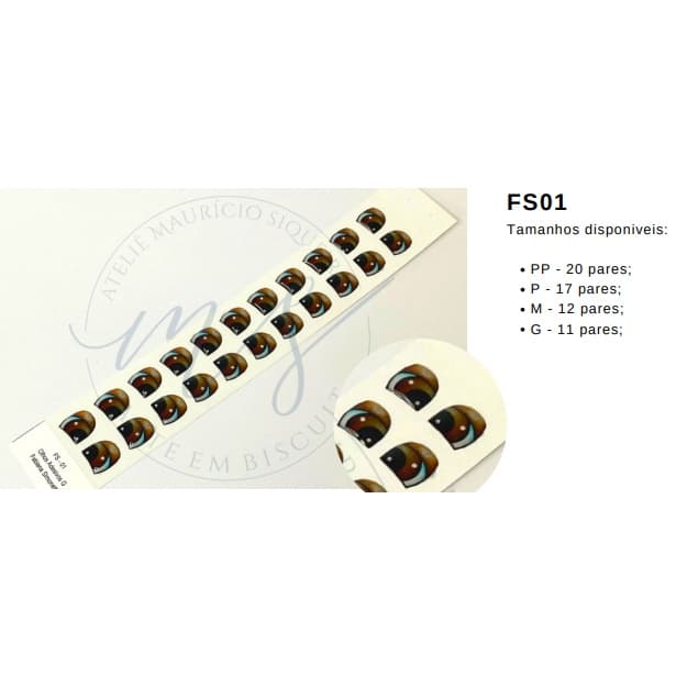 Olhos Olhinhos resinados Fabi Simonetti- 1°parte