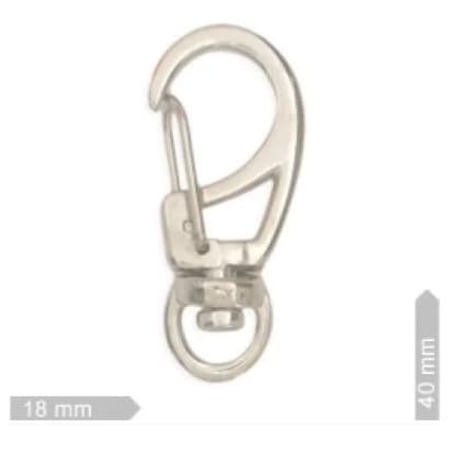 Mosquetão Para Montagem De Chaveiros (25 Unidades)