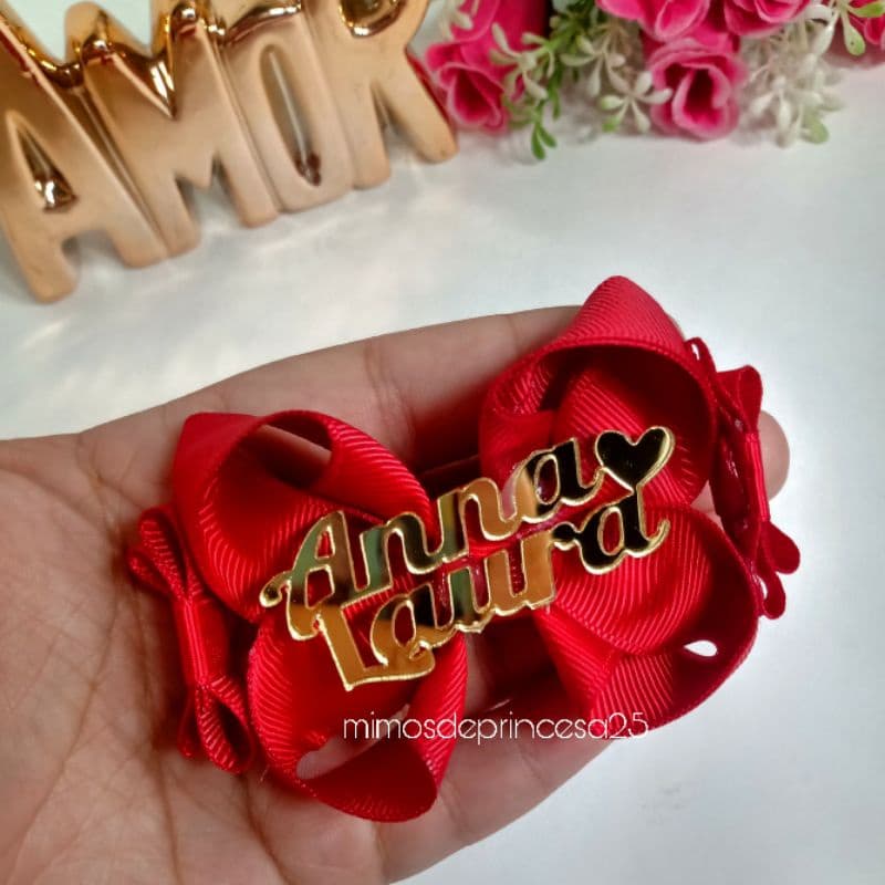 Laço personalizado com nome