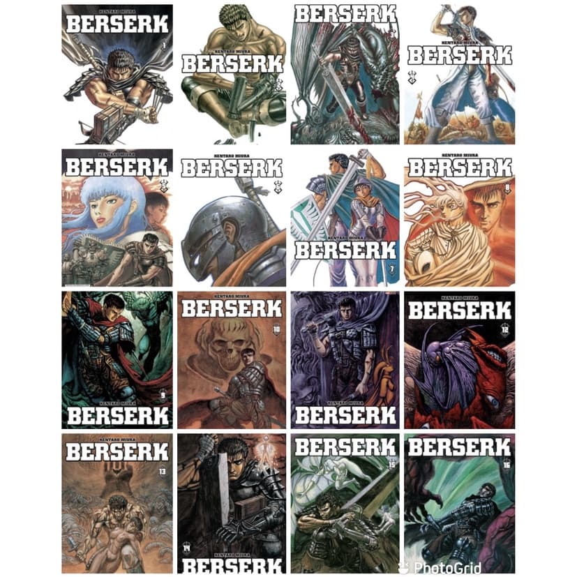 Mangá Berserk vol.1 ao vol.40  (Novo - Lacrado)