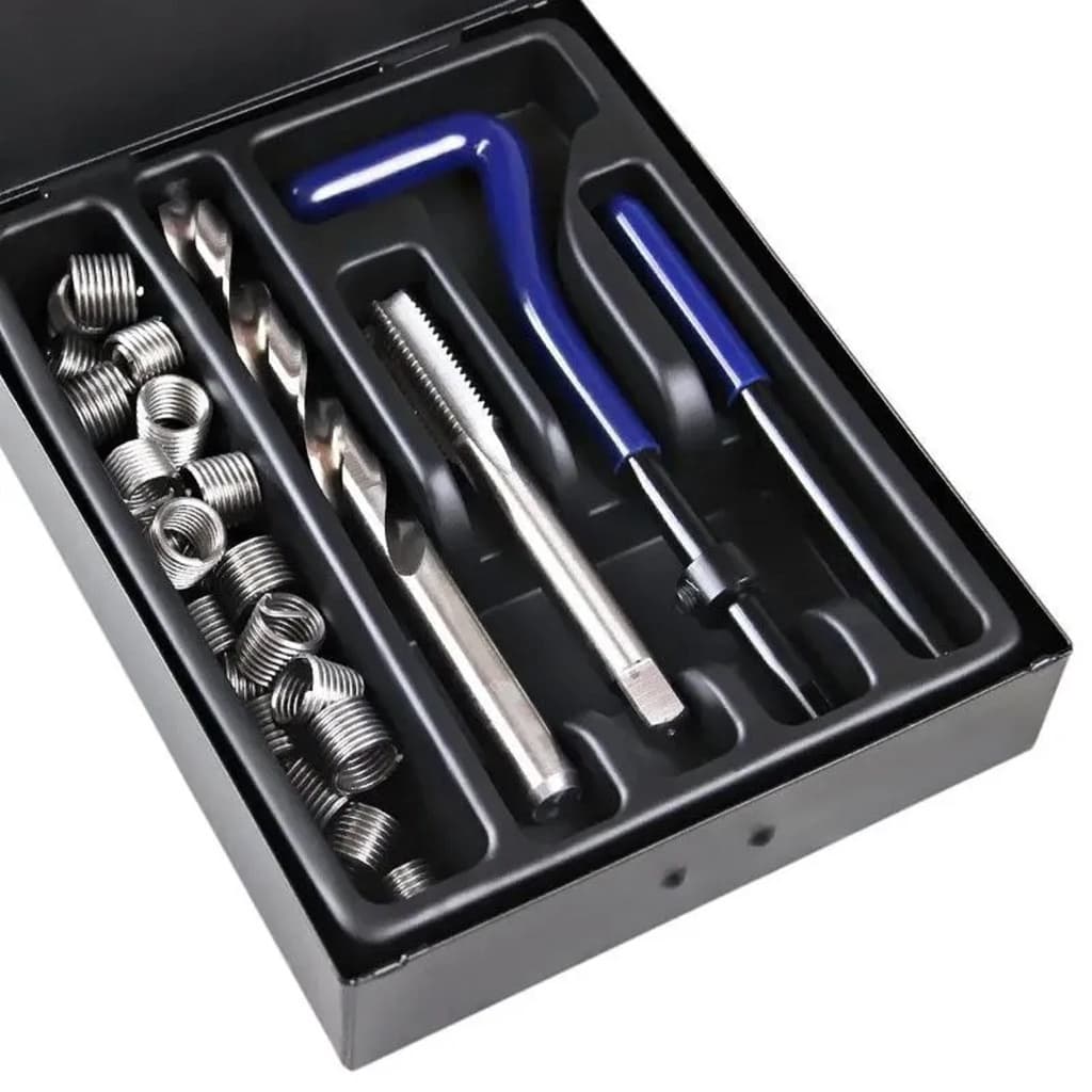 Kit Ferramentas instalação Rosca Postiça Inserto M6 x 1