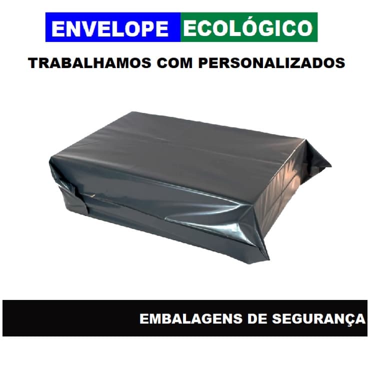 Kit 200 Envelope De Segurança 20x30 26x36 32x40 40x50 Embalagem Envio
