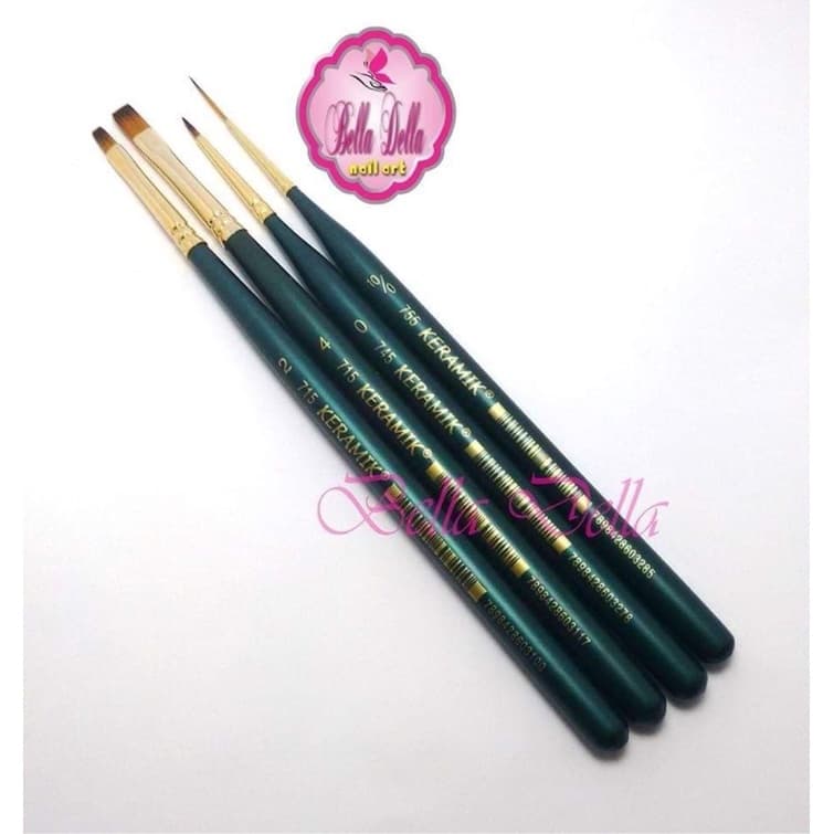 kit pincéis 4 keramik linha premium