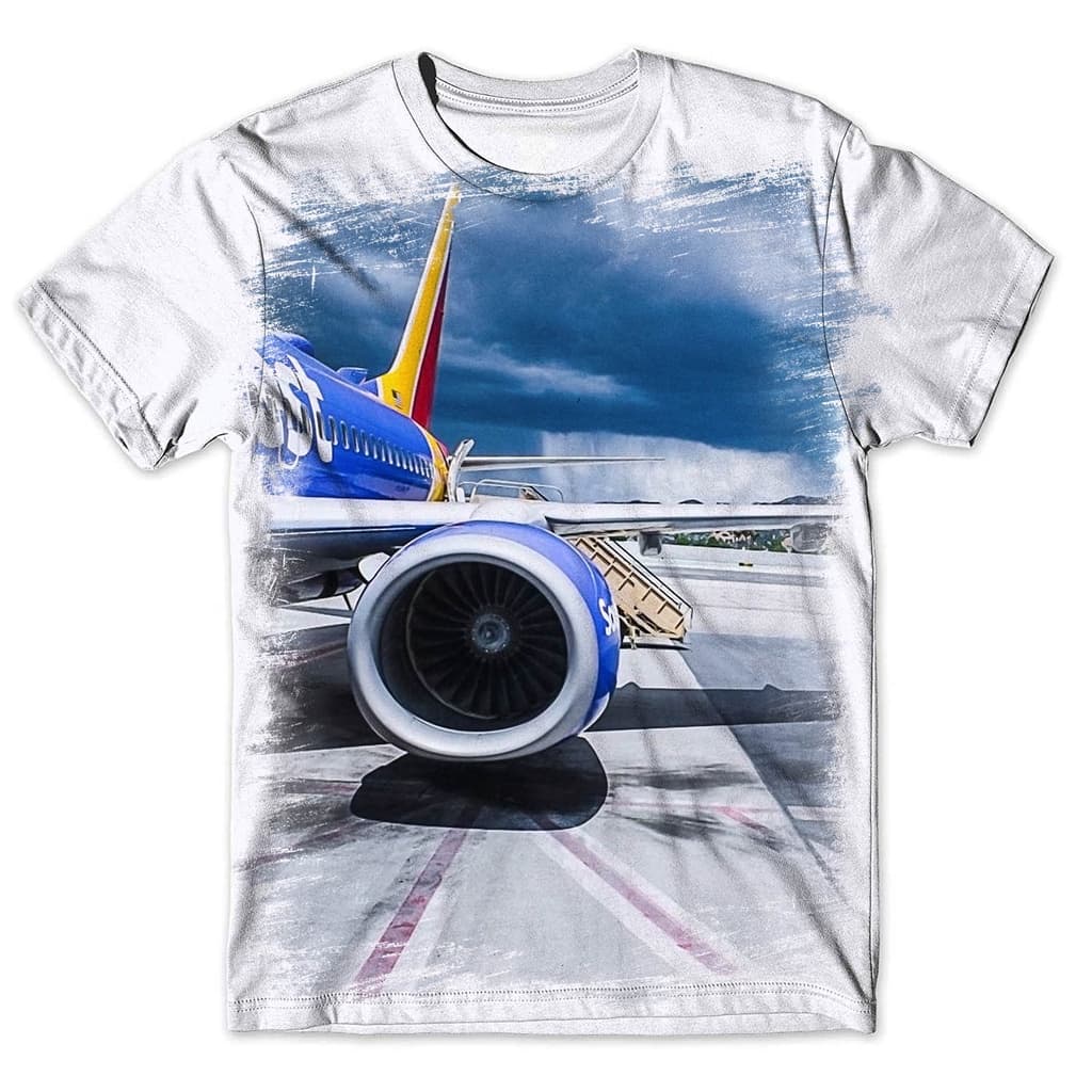 Camisa Camiseta Masculina Avião Jato 14