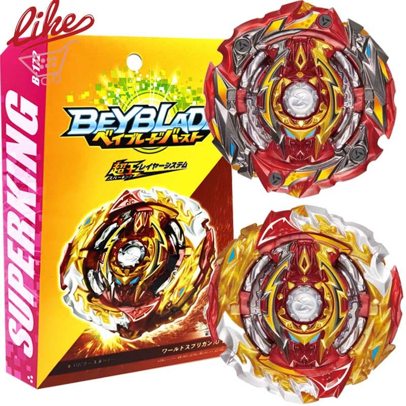 Beyblade Burst B-172 World Spriggan Super King Com LR Spark Lançador Beylauncher Conjunto De Brinquedos