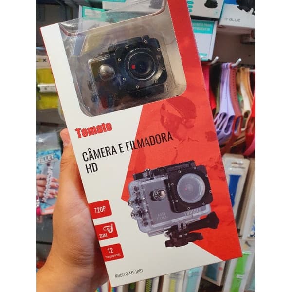 Câmera e Filmadora HD MT-1081 TOMATE
