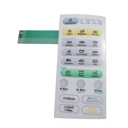 Membrana Teclado Microondas Electrolux ME21S