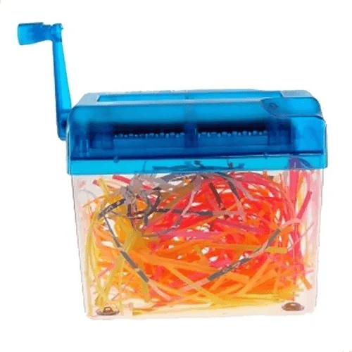 Fragmentadora Triturador Picador De Papel Manual + Manivela