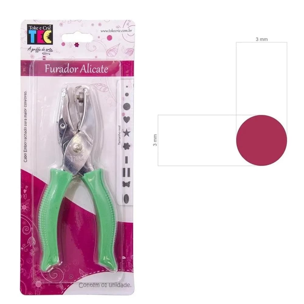 Furador Alicate Toke e Crie Círculo 3mm 6808 FA002 