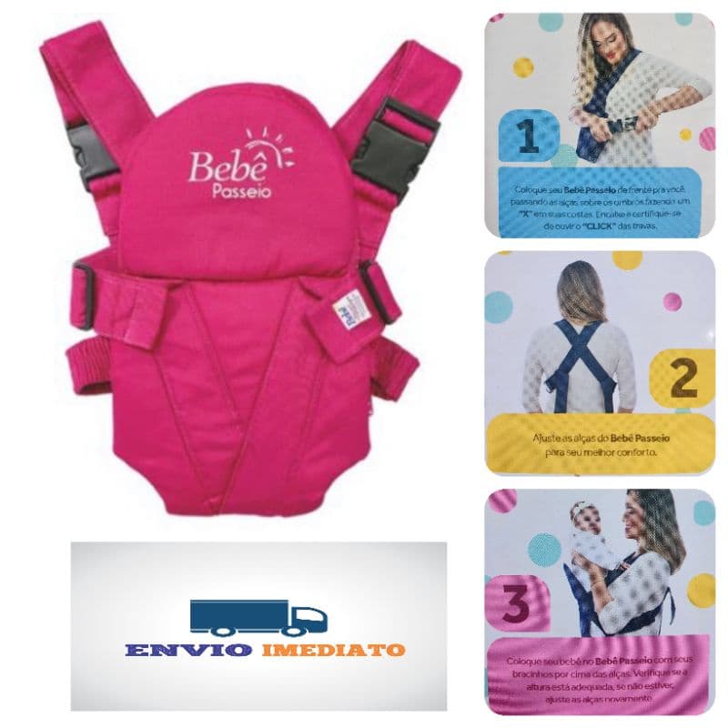 Canguru para Bebê Ergonômico e resistente passeio