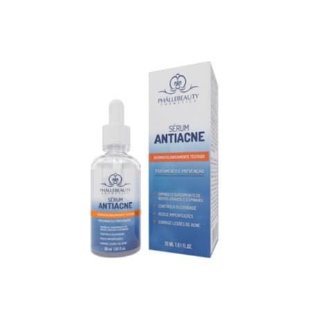 Sérum Antiacne 30ml PhálleBeauty Tratamento e Prevenção