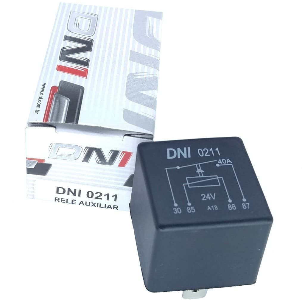 Relé Auxiliar - 24v - 40a - Dni 0211