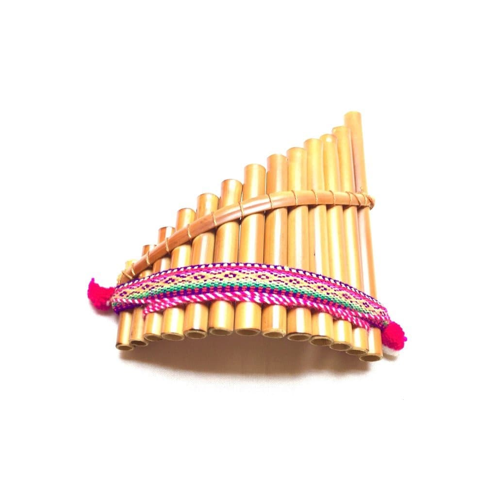 Peruana Flauta Sampona Torta em Bambu LNSPQ